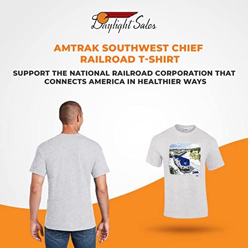 Nappal Értékesítési Amtrak Délnyugati Főnök Hiteles Vasút T-Shirt [31]