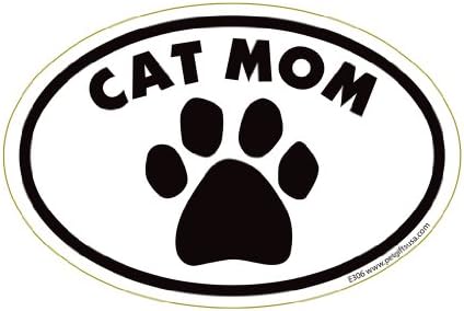 Pet Ajándékok USA Macska Anya Ovális Mágnes