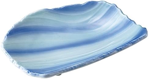 Yamashita Kézműves 14388000 Kék Víz Faragás 7.0 Lemez, 8.7 x 2,5 x 1,5 cm (22 x 6.3 x 3.7 cm)
