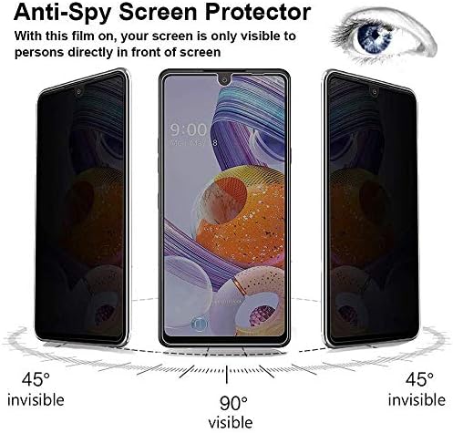 [2+2 Csomag] GLBLAUCK Adatvédelmi képernyővédő fólia Samsung Galaxy A53 5G 2022 a Kamera Lencséjét Védő, Anti-Spy Anti Peep