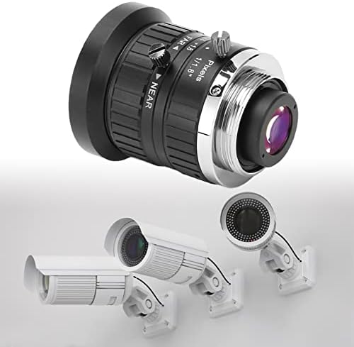Kamera C-Mount Objektív, ütésálló Kézi Írisz Objektív 10MP Alacsony Torzítással, Ipari Kamera