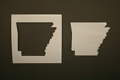 Arkansas Újrafelhasználható Mylar Stencil Iparművészeti Scrapbooking Festmény A Falon, Fa, Üveg, 16 Col
