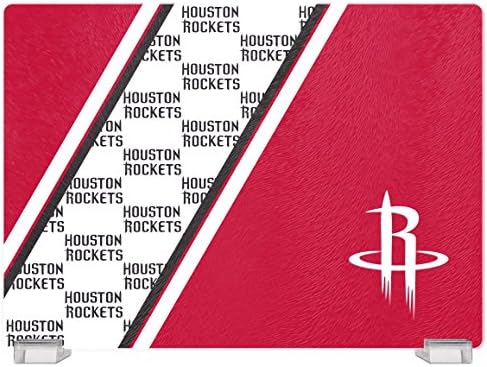 NBA Houston Rockets Edzett Üveg vágódeszka, Display Állvány