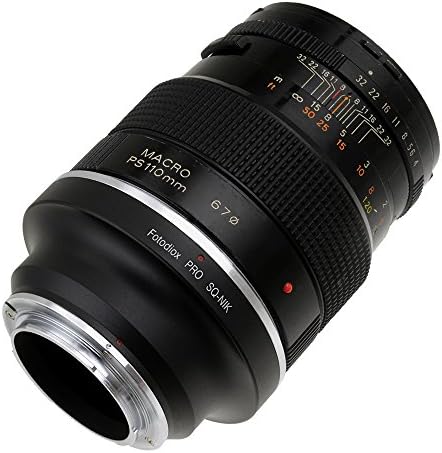 Fotodiox Pro bajonett Adapter - Bronica SQ (SQ-EGY, SQ-Am, SQ-Ai, SQ-B) az Objektív Nikon F-bajonett SLR/DSLR Fényképezőgép
