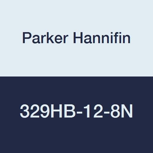 Parker Hannifin 329HB-12-8N Par-Barb Nylon Férfi könyökcsatlakozó, 90 Fokos Szögben, 3/4 Tömlő Barb x 1/2 Férfi NPT, Fehér