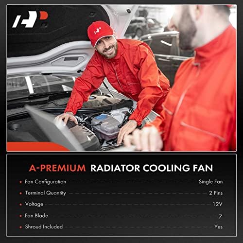 Egy-Prémium Motor Hűtő Hűtő Ventilátor Szerelvény Kompatibilis a Honda CR-V CRV 2015 2.4 L, Igaz Utas Oldalán