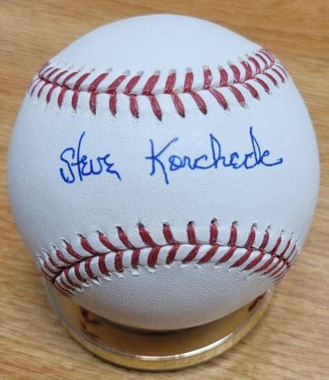 Dedikált STEVE KORCHECK Rawlings Hivatalos Major League Baseball - Dedikált Baseball