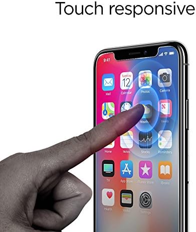 Spigen Edzett Üveg kijelző Védő fólia tervezett iPhone Xs (2018) / iPhone X (2017) (2 Csomag)