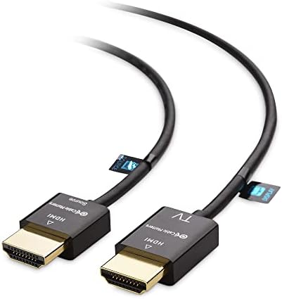 Kábel Számít Egyirányú Aktív Ultra Vékony HDMI Kábel 15 ft a RedMere Technológia (Ultra Slim HDMI Kábel) 4K Névleges Ethernet