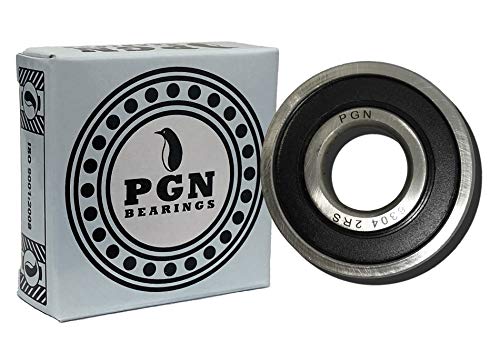 PGN (10 Pack) 6304-2RS Csapágy - Kent Chrome Acélból Zárt golyóscsapágy - 20x52x15mm Csapágyak Gumi Tömítés & Magas RPM Támogatás