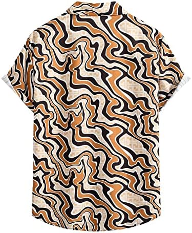 2023 Új Férfi Nyári Divat Alkalmi Hawaii Print T Shirt Póló, Rövid Ujjú Póló, Beach Divat Alkalmi Magas