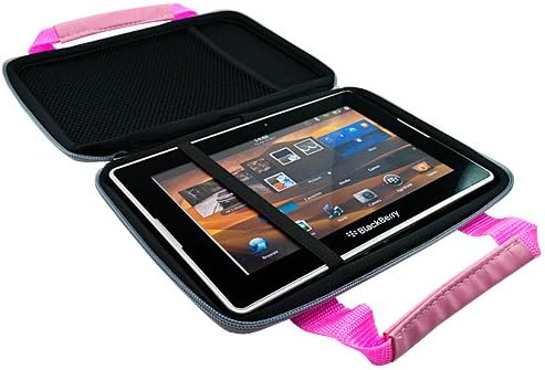 Rózsaszín Tartós, Kemény Műanyag Védő Portfólió Slim tok BlackBerry Playbook Táblázat Notebook Szervező Készülék, Fehér,