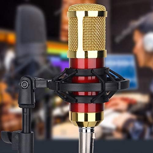 LMMDDP Mikrofon, A Horgony Élő Kiabálás Mikrofon Felvétel Tej Üveg Aranyozott Kondenzátor Mikrofon (Szín : Fehér-Dinoszaurusz