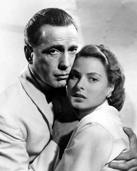 Casablancaa 1942 Humphrey Bogart átöleli Ingrid Bergman Rick & Ilsa 4x6 fénykép