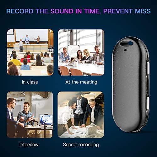 Audio Hangrögzítő Hang Aktivált Készülék Digital Audio Recorder Mini Hangrögzítő a 192 Óra Felvételi Kapacitás Előadás, Interjú,