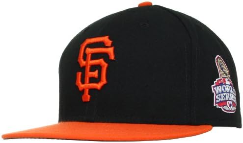 MLB San Francisco Giants Világ-Sorozat-Mező Sapka, Fekete/Narancs