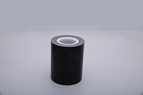 3x10m Fekete PTFE Teflon Szalag Nonstick Kazetta 500℉ Magas Hőmérsékletű Üvegszálas Ragasztószalag