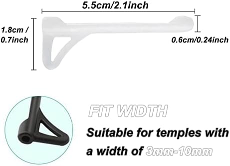 Szemüveget Fül Tapad Hüvely-Szilikon Szemüveg Templom Tippek-Ujja a Horog Design-Puha, Kényelmes Szemüveg Fül Horgok-Csúszásmentes