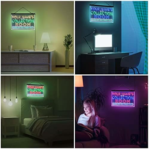 Személyre szabott Gyűjtemény Kijelző Szoba Tri-Color LED-es Neon Lámpa Jel, egy Egyedi, 3D-s Vésett Art Dekor | Testreszabása