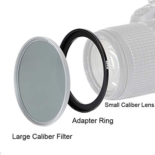 40.5 mm-55mm Lépés Gyűrű [40.5 mm-es Objektív Szűrő 55mm], FANZR Kamera Objektív Szűrő Adapter Gyűrű Lencse, Prémium Alumínium