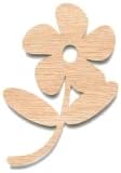 Befejezetlen Fa Kézműves - Virág Daisy Forma - Nagy & Kis - Csákány Méret - Lézeres Vágás Befejezetlen Fából Kivágott Formák