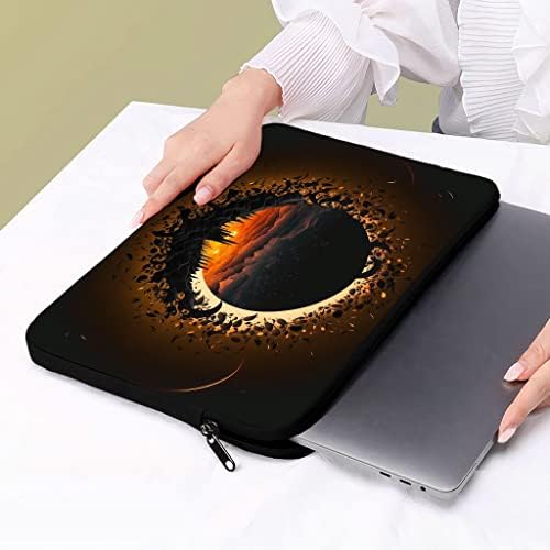 Eclipse Print Mac Book Pro 14 Hüvely - Gyönyörű Laptop Sleeve - Város Mac Book Hüvely