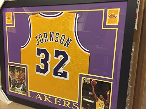 Los angeles Lakers Magic Johnson aláírt mez