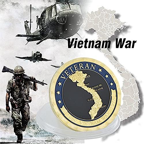 Amerika Sikoltozva Aranyozott Kihívás Érme USA Vietnami Háborús Veterán Gyűjthető Ajándék Emlékérme