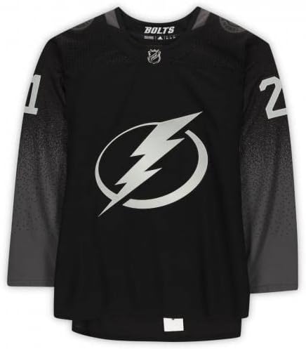 Brayden Pont Tampa Bay Lightning Dedikált Fekete Alternatív Adidas Hiteles Jersey - Dedikált NHL-Mezek