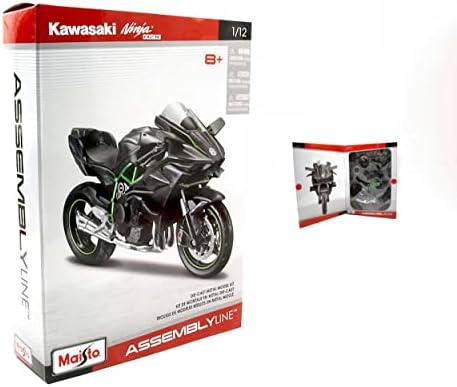 Összeszerelő KÉSZLET Kompatibilis a Kawasaki Ninja H2R Fekete KIT 1:12 MAISTO MI39198