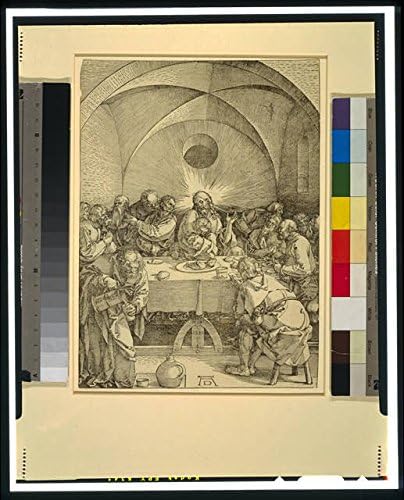 HistoricalFindings Fotó: A Nagy Szenvedély,Utolsó Vacsora,Jézus Krisztus,Asztal,Apostolok,1510,Albrecht Dürer