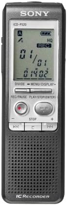 Sony ICD-P520 Digitális Hangrögzítő, 256 MB Beépített Flash Memória, USB