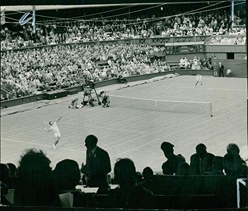 Vintage fotó, a Wimbledoni bajnokság