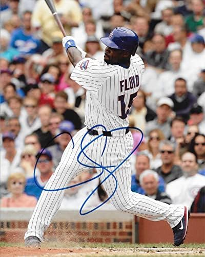 Cliff Floyd aláírt Chicago Cubs 8x10 fotó dedikált 2 - Dedikált MLB Fotók