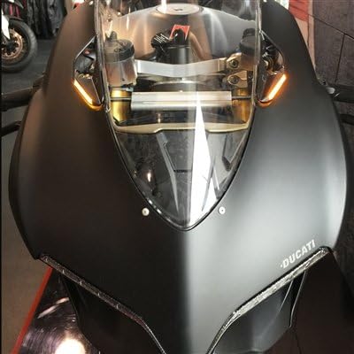 Új Düh Ciklus Ducati 1199/899 Panigale Motorkerékpár jól látható LED Tükör Blokk Off Jelek Raktáron Tükör Csere w/Egyszerű