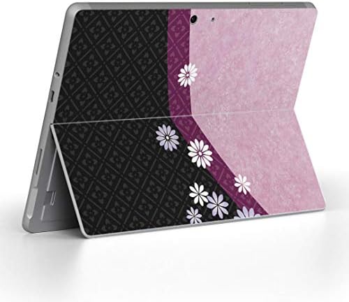 igsticker Matrica Takarja a Microsoft Surface Go/Go 2 Ultra Vékony Védő Szervezet Matrica Bőr 000050 Lotus Japán Minta Rózsaszín