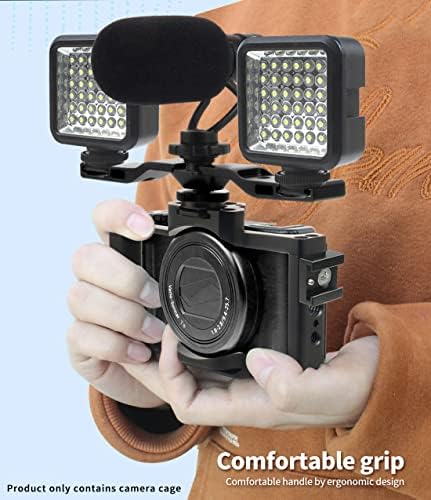 FEICHAO ZV1 Kamera Ketrec Készlet Kompatibilis Sony ZV1 Videó, DSLR Stabilizátor Kiterjesztését Konzol (Ketrec Kábel-Klip)