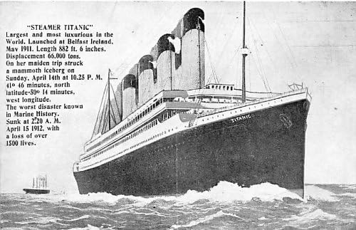Titanic Hajó, Hajók, Képeslap, Képeslapok