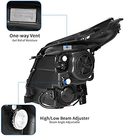 DWVO Fényszórók Közgyűlés Kompatibilis 2010 2011 2012 2013 2014 2015 Cadillac SRX OE Projektor Fényszóró (Vezető&Utasoldali)