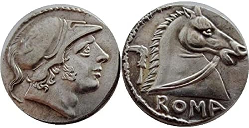 Ezüst Bevonatú Ókori Rómában Külföldi Másolat Másolat Emlékérme Érme Amatőr Gyűjtemény, Kézműves Ajándéktárgy, Dekoráció,