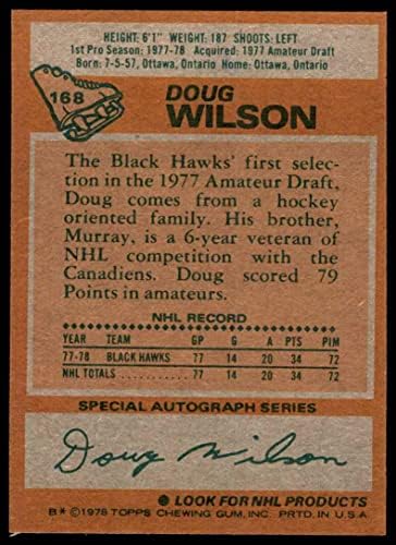 1978 Topps 168 Doug Wilson Chicago Blackhawks (Hoki-Kártya) VG Blackhawks