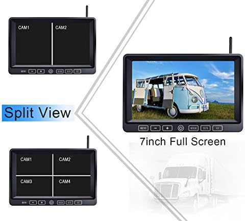 ZEROXCLUB ⅱ Digitális Vezeték nélküli Biztonsági Kamera Rendszer, Készlet,HD 1080P & IP69 Vízálló Vezeték nélküli Fordított