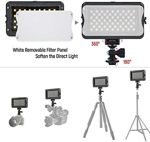 RGB Hordozható LED Videó Fény Panel, 3300K-5600K-Kamera Fényképezés Világítás Készlet Stúdió YouTube-Portré