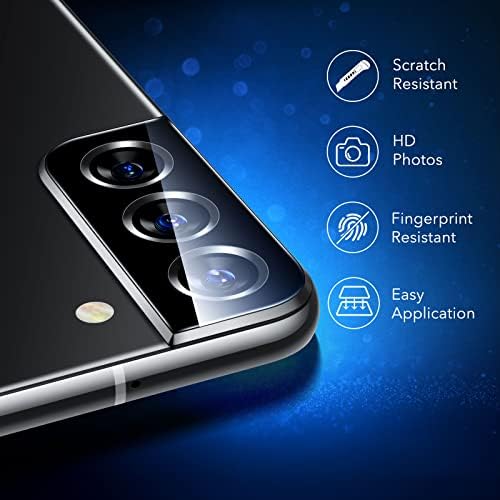 ESR Kamera Lencséjét Védő Kompatibilis a Samsung Galaxy S22/S22 Plusz (2022), karcálló Ultra-Vékony, Edzett Üveg, 2 Csomag,