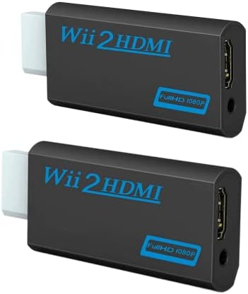 Wii, HDMI Átalakító 1080P Full HD Készülék, 2-Komponensű ,Támogatja az Összes Wii Megjelenítési Módok, 720p, vagy 1080p Kimenet