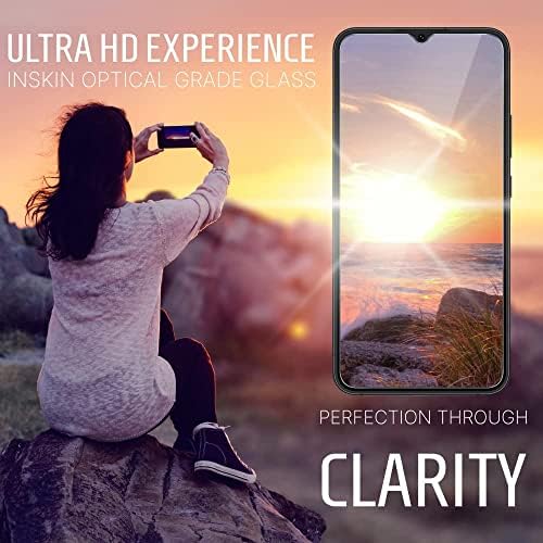 Inskin Edzett Üveg kijelző Védő fólia, illik Samsung Galaxy A14-es 5G 2023 6.6 hüvelyk SM-A146 sorozat - 3-Csomag, HD Tiszta