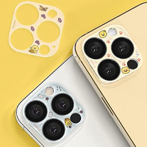 KAKAO BARÁTOK Choonsik Kamera Lencséjét Védő Kompatibilis az iPhone 13 Pro / 13 Pro Max, HD Világos, Edzett Üveg Hátsó Kamera