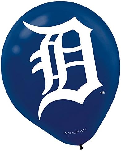 Detroit Tigers Baseball-Csapat 12-es Latex Lufi - 6 db