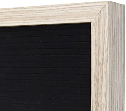 Még lakberendezés Keretes Fekete Letterboard A Csomag 180 Levelek, Szimbólumok, 10 W x 5 H Frame – Biztonságos Barázdák Hold