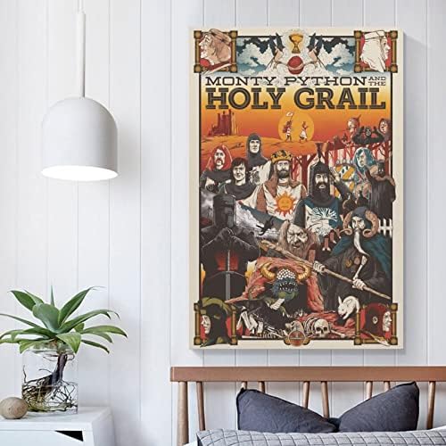 Monty Python, A Szent Grál 1975 Vígjáték, Fantasy Film Poszter lakberendezés Modern Fali Vászon Művészi Nyomatok a Fali Dekor